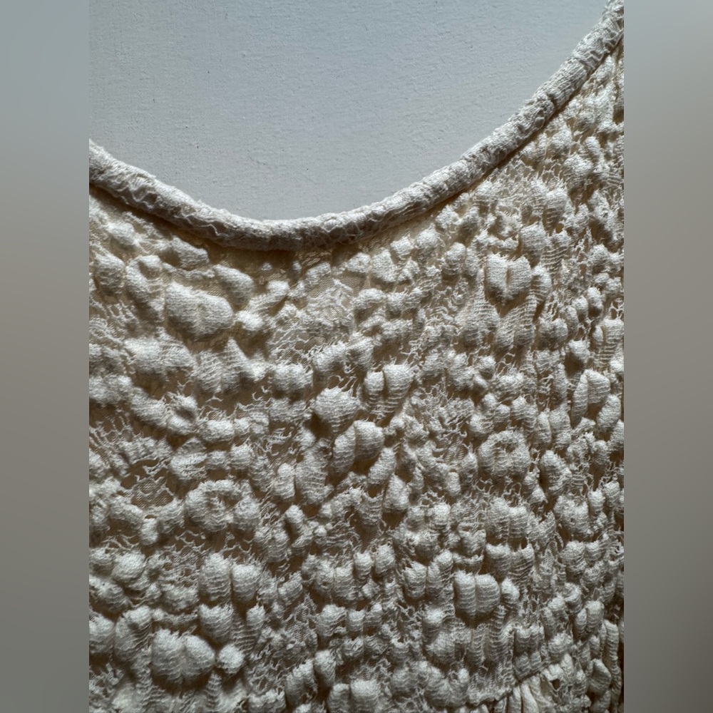 NWT Rebecca Taylor Lace Maxi Dress In Beige Size L - Picture 9 of 16